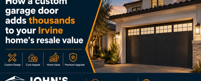 How a Custom Garage Door Adds Thousands to Your Irvine Home's Resale Value