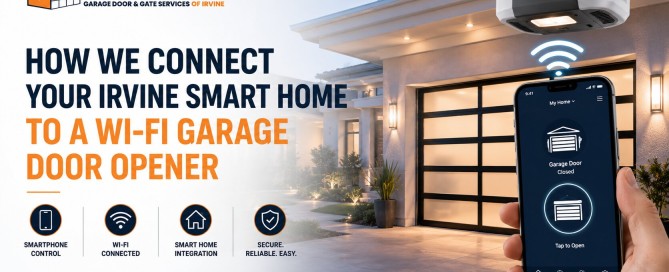 How We Connect Your Irvine Smart Home to a Wi-Fi Garage Door Opener